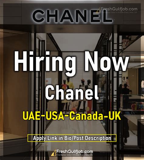 working for chanel|Chanel job vacancies.